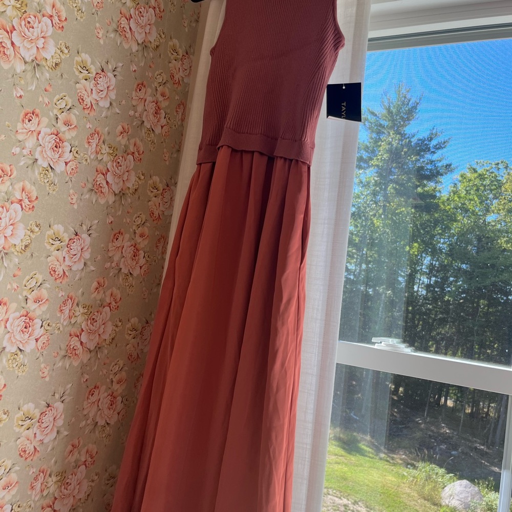 Girls' Sleeveless Maxi Dress in Mauve Rose - Elegant Occasion Dress
